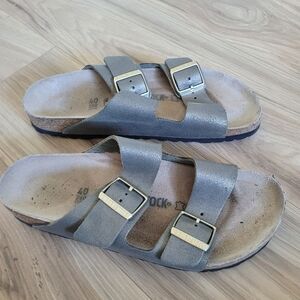 Birkenstock Metallic Sandals Arizona size 40